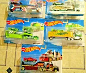 2018 ~ Hot Wheels Super Rigs w/vehicle included ~ COMPLETE FULL SET (Lot 5) NEW! - Bild 1 von 8