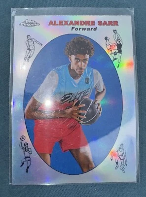 alexander sarr 1969 throwback 69tb-17 Wizards 2021 Topps Chrome - Image 1 of 3