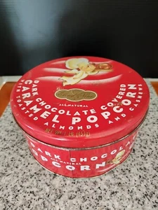 Cloud Nine Dark Chocolate Covered Caramel Popcorn Tin. 1#. Very Rare. Vintage. - Picture 1 of 14