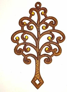 Vintage Wilton Gusseisen Untersetzer Baum 9" - Bild 1 von 3