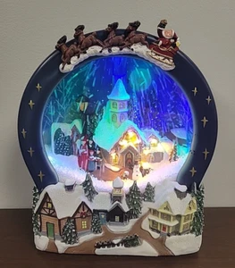 Holiday Living Christmas 0477400 Animated Musical Church Scene Table Top - Picture 1 of 6