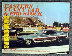October 9, 1971 OCIR Eastern Funny Car & Pro Stock Championships Program
