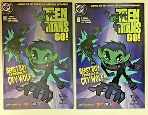 Teen Titans Go! Comic Book DC Comics June 04 Beast Boy Toys R Us Promo Lot of 2 - Picture 1 of 11