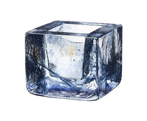 Kosta Boda Brick Votive, Blue - Picture 1 of 1
