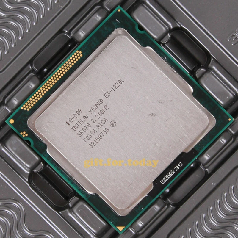 Original Intel Xeon E3-1220L Low-Power 2.2 GHz Dual-Core LGA 1155 CPU TDP 20W - Image 1 of 1