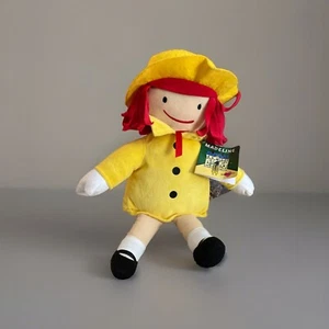 2016 KOHL'S CARES MADELINE Stuffed Plush Soft DOLL Red Hair YELLOW RAINCOAT 14" - Picture 1 of 5