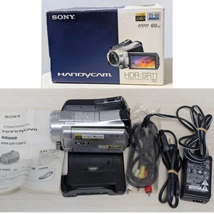Sony HDR-SR11 Handycam HD Camcorder 10.2MP High Defin 1080P 60GB Japanese Tested - Picture 1 of 6
