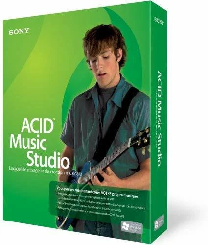 Acid Music Studio 7 de Sony, Écouteurs pour PC, Musique, remixes, logiciel Neuf - Image 1 of 1