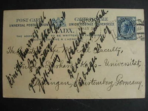 Canada postcard Wb P22 used with faults, old Ut UX21? - Picture 1 of 2