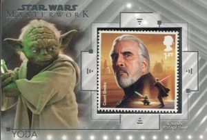 Star Wars Masterwork 2020 Stamp Relic Card SC-YD Yoda - Count Dooku - Picture 1 of 1