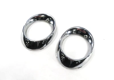 2011 MERCEDES GLK350 (X204) FRONT LEFT & RIGHT FOGLIGHT TRIM GRILLE SET (CHROME) - Image 1 of 4