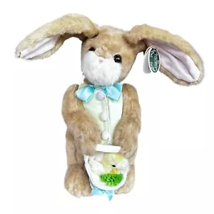 Bearington Boy Bunny Rabbit "Charlie & Chirp" Stuffed Plush w/Tags Spring Easter - Picture 1 of 16