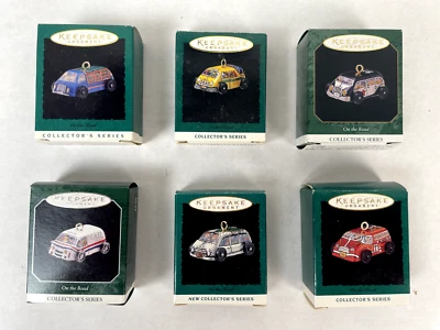 Hallmark Keepsake Ornaments On The Road Series Miniaturas Juego Completo de 6 Nuevo en Caja Foto 1 de 4