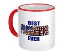Gift Mug : Best Programmer Ever Usa Flag American Patriot Coworker Job