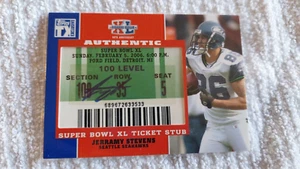 2007 Topps TX Exclusive - Super Bowl Ticket Stubs Autographs #SB-JS Jerramy... - Bild 1 von 2