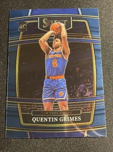 2021-22 Panini Select Concourse Rookie Card RC #24 Quentin Grimes New York 03 - Picture 1 of 2