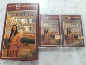 Drums Of Change By Janette Oke Bethany Audio Book Cassettes 1996 - Picture 1 of 10