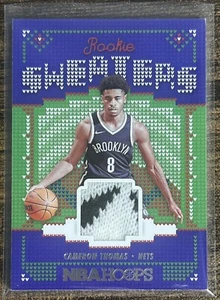 2021-22 Panini NBA Hoops Cameron Thomas Rookie Sweaters #RSW-CT Nets - Picture 1 of 2