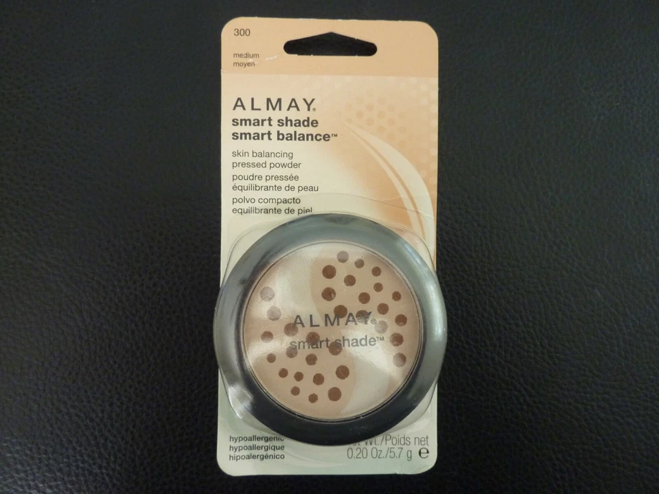 Almay Smart Shade Smart Skin Balance Pressed Powder-MEDIUM #300-New/Buy More & $ - Image 1 of 1