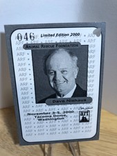 2000 ARF - Dave Niehaus (Mariners) Oddball Limited Card /2000