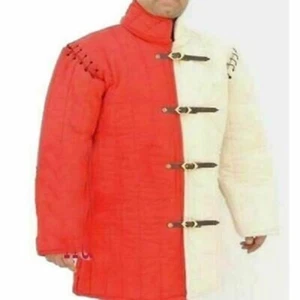 Sale-Kampf-Bewaffnung-Mittelalter-Wattiert-Mantel-Jacke-groß-Gambeson Weihnachtsgeschenk - Bild 1 von 9