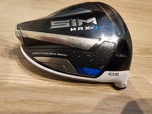 TaylorMade SIM MAX D 10.5 Driver Head Only Right Handed Golf Club Good - Picture 1 of 4