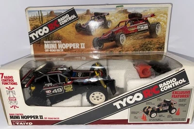 Tyco Turbo Hopper Mini II Rc Buggy Complete With Radio Box  Manual & Cones - Image 1 of 4