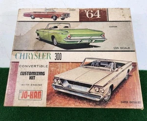 VINTAGE JO-HAN 1964 CHRYSLER 300 1/25 MODEL KIT C-764:149 ORIGINAL UNGEBAUT SELTEN! - Bild 1 von 24
