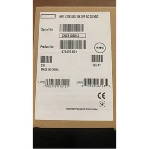 HPE 872479-B21 1.2TB SAS 10K SFF SC DS HDD NO DEAL REG PRICING PL-SI - Photo 1/1