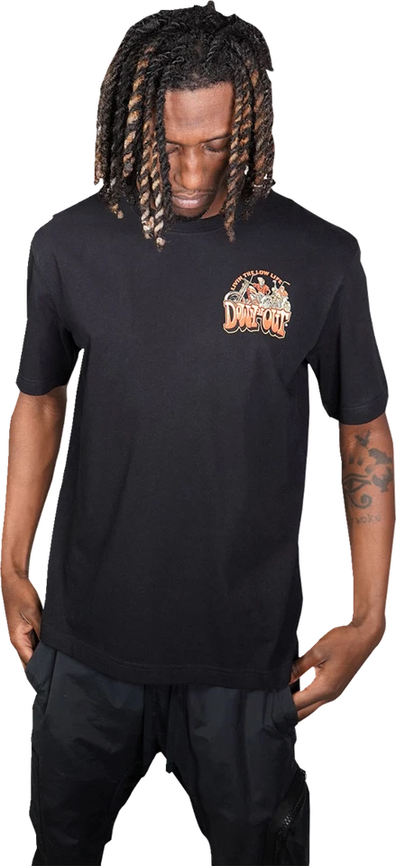 Camiseta LETHAL THREAT DT10044XL Down-N-Out 4 Life - Negra - XL Foto 1 de 2