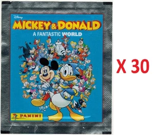 Maus Welt Toller Lotto 30 Beutel Abzehbilder + Card panini - Picture 1 of 1