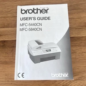Brother Printer Paperback User's Guide MFC-5440CN and MFC-5840CN - Picture 1 of 8