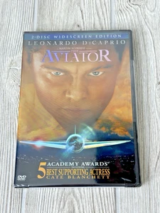 The Aviator DVD 2005 2-Disc Set Widescreen Edition NEW Sealed DiCaprio Blanchett - Foto 1 di 8