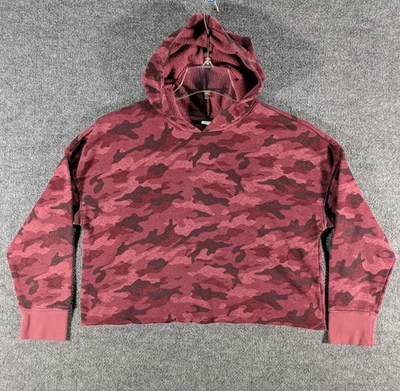 Sudadera con Capucha Recortada Antigua Azul Marino Jóvenes Niñas XXL (18) Pullover Rosa Rojo Camuflada Foto 1 de 4