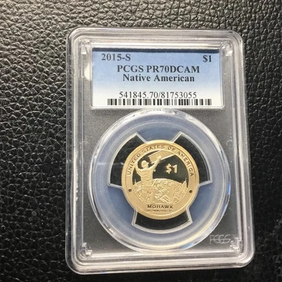 2015 S Native American PCGS 70DCAM - Image 1 of 2
