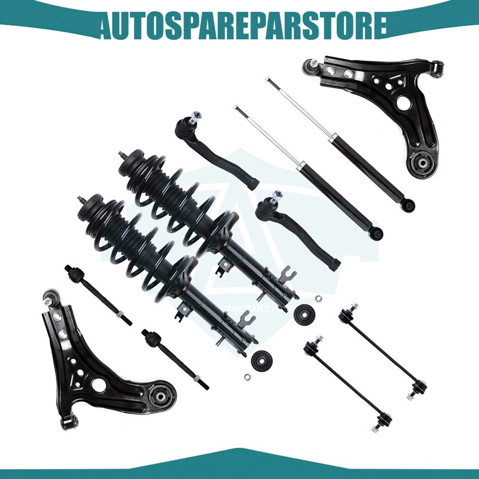 Front Struts w/ Spring Rear Shocks Suspension Kit For 2006-2009 Chevrolet Aveo 5 Foto 1 de 4