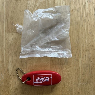 Vintage New COCA-COLA Foam Keychain - Image 1 of 2
