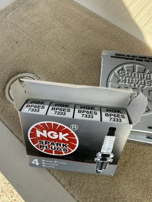 3 Boxes of 4 spark plugs each. 12 spark plug total NGK Spark Plugs BP6ES - 7333 - Image 1 of 3