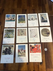 Vintage Set Of 11 Classic Art/Artist Mini Books 1960s Van Gogh Daumier Monet - Picture 1 of 24