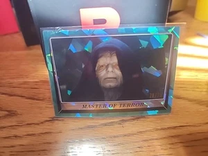 2023 Topps Chrome Sapphire Star Wars ROTJ Aqua Master of Terror #117 /75 - Picture 1 of 4