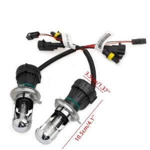 2Pcs H4 6000K 35W Bi-Xenon Hi/Lo Beam HID White Bulb Car Headlight Light Lamp - Picture 1 of 8