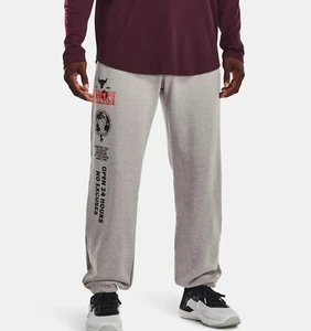Under Armour Men's Heavyweight Terry Pants - Grey, M - Picture 1 of 6