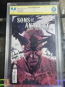 Sons of Anarchy #18 CBCS 9.6 signiert von "Happy" David Labrava 0012258-AA-004 - Bild 1 von 5
