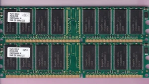 512MB 2x256MB DDR-266 HYNIX MEMORY RAM KIT PC-2100 HYMD232646A8-H AA DDR1 PC2100 - Picture 1 of 6