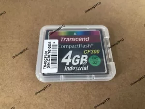 Transcend CompactFlash 4GB Industrial CF Card CF300 TS4GCF300 - Picture 1 of 2