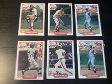 (6) 1993 Nabisco ALL-STAR Autographs AUTO Lot STARGELL ROBINSON NIEKRO BANKS COA