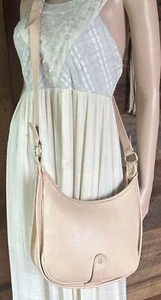 GiGi New York  Casey Crossbody Bag Pebble Grain Leather Blush Pink Bag Purse - Picture 1 of 13