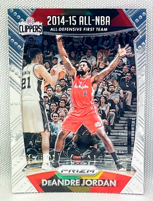 2015-16 Panini Prizm Basketball - DeANDRE JORDAN #393 - ALL-NBA TEAM - Image 1 of 2