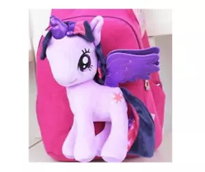 Kids Backpack Little Pony Plush Toy Bag Unicorn Backpack Preschool Bag Book Bag - Picture 1 of 8