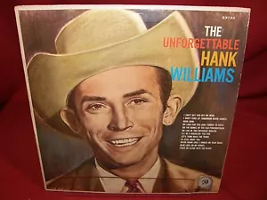 The Unforgettable Hank Williams on LP E3733 - Foto 1 di 6